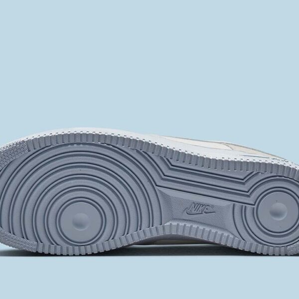 Nike Air Force 1 Low '07 LV8 EMB Summit White Blue Whisper - Image 5