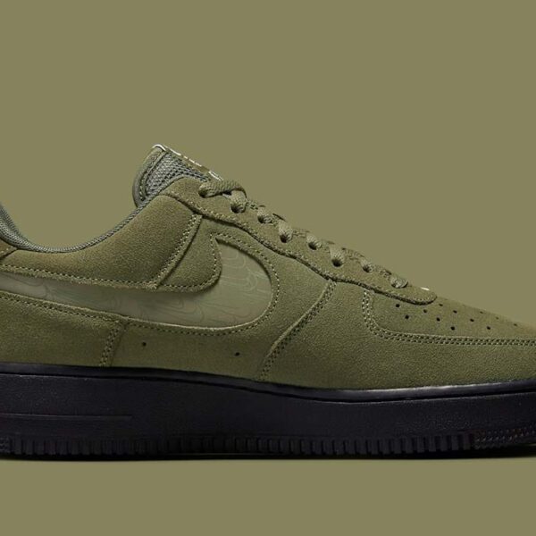 Nike Air Force 1 Low '07 LV8 SE Cargo Khaki White Black - Image 3