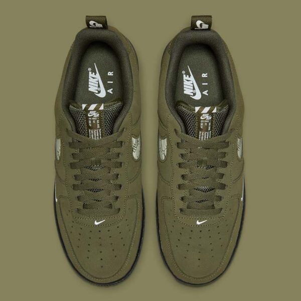 Nike Air Force 1 Low '07 LV8 SE Cargo Khaki White Black - Image 6