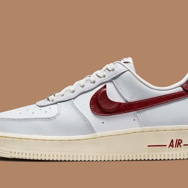 Nike Air Force 1 Low '07 SE Just Do It Photon Dust Team Red - W - Image 2