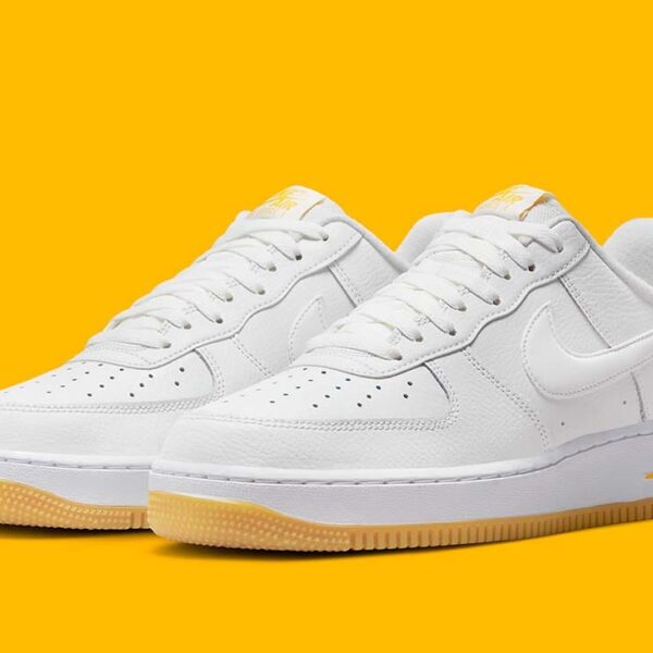 Nike Air Force 1 Low '07 White University Gold Gum
