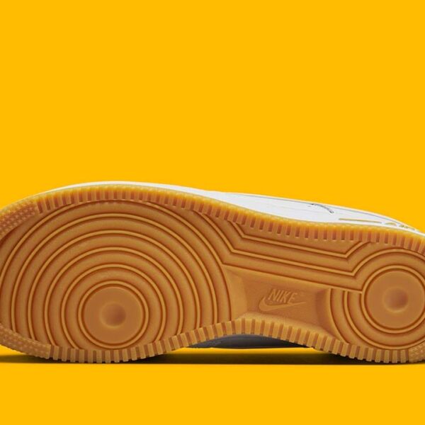 Nike Air Force 1 Low '07 White University Gold Gum - Image 5