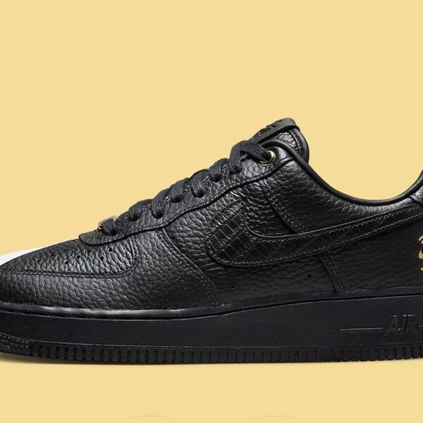 Nike Air Force 1 Low 40th Anniversary Edition Split Black White - Image 2
