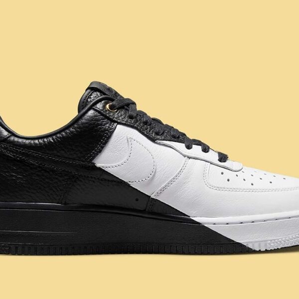 Nike Air Force 1 Low 40th Anniversary Edition Split Black White - Image 3