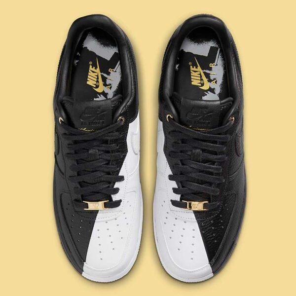 Nike Air Force 1 Low 40th Anniversary Edition Split Black White - Image 6
