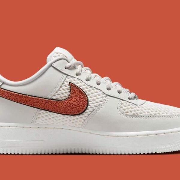 Nike Air Force 1 Low Basketball Leather Light Bone Sail - W - Image 3