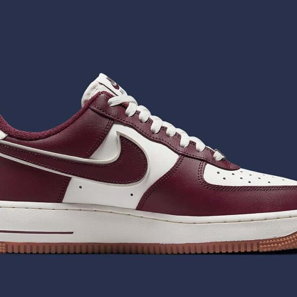 Nike Air Force 1 Low College Pack Night Maroon - Image 3