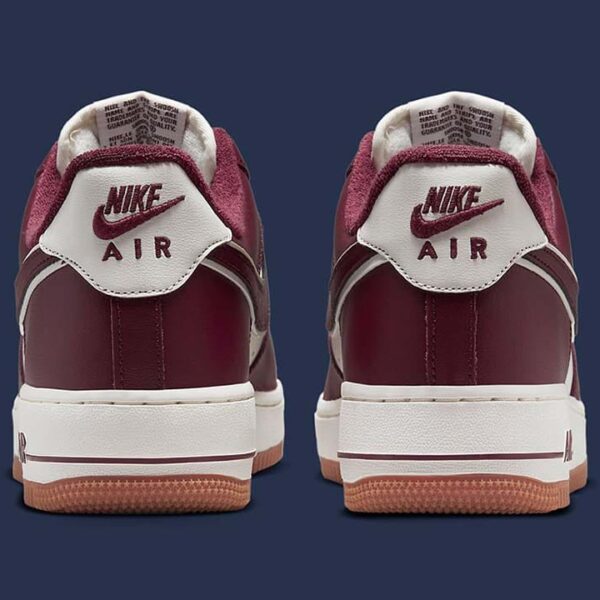 Nike Air Force 1 Low College Pack Night Maroon - Image 4