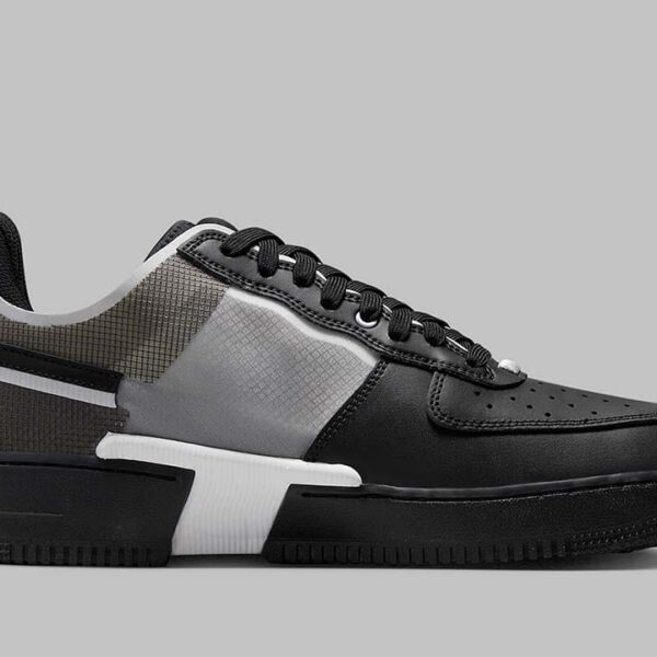 Nike Air Force 1 Low React Black White - Image 3