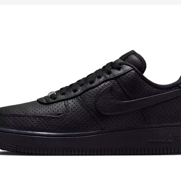 Nike Air Force 1 Low SP Triple Black Perforated - Image 6