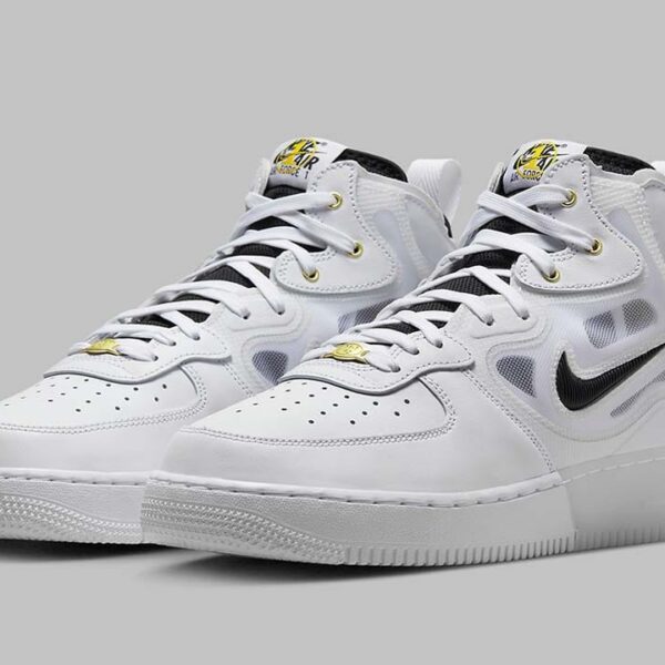 Nike Air Force 1 Mid React 40th Anniversary White Black