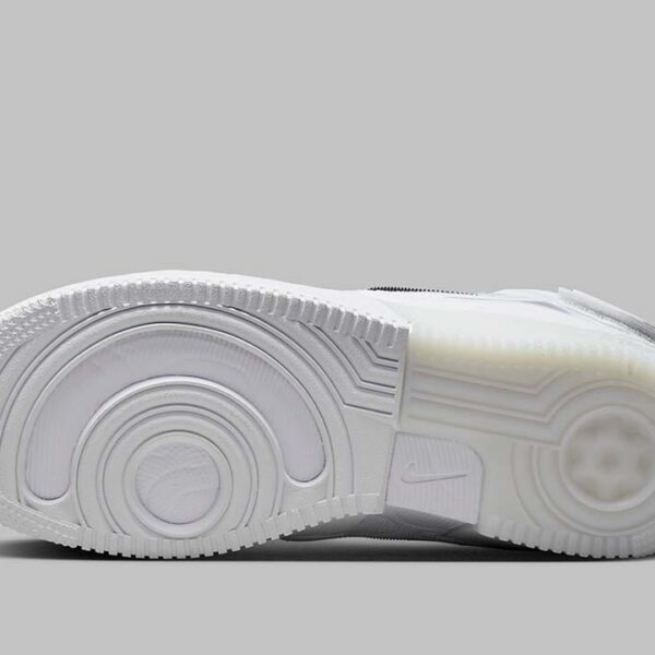 Nike Air Force 1 Mid React 40th Anniversary White Black - Image 5
