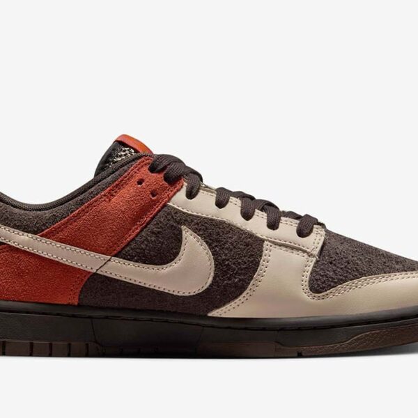 Nike Dunk Low Velvet Brown and Rugged Orange - Image 6