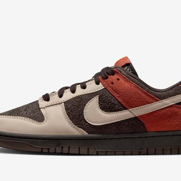 Nike Dunk Low Velvet Brown and Rugged Orange - Image 5