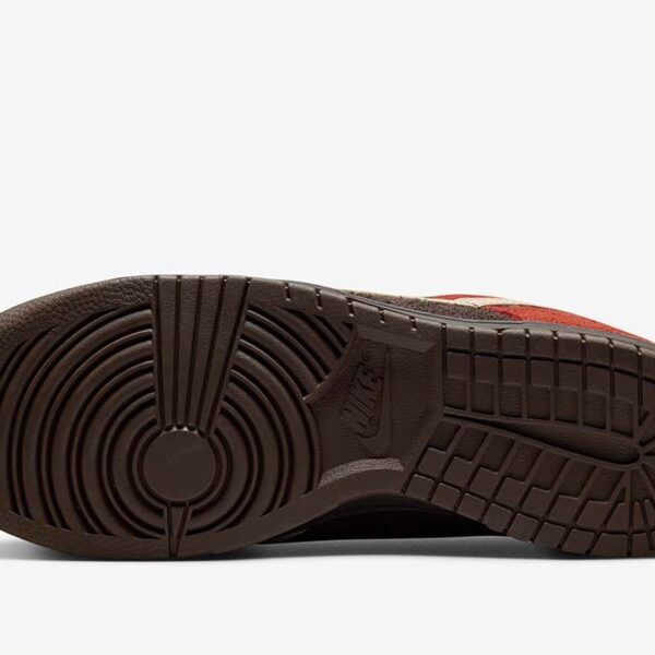 Nike Dunk Low Velvet Brown and Rugged Orange - Image 4