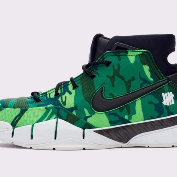 Nike Kobe 1 Protro Undefeated Green Camo - Silver Lake - Image 2