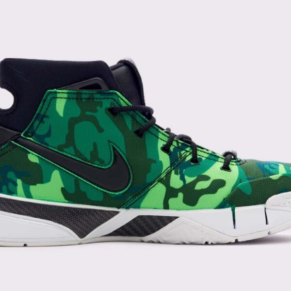 Nike Kobe 1 Protro Undefeated Green Camo - Silver Lake - Image 3