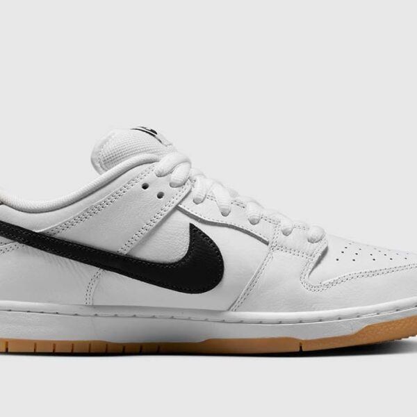 Nike SB Dunk Low Pro White Gum - Image 3