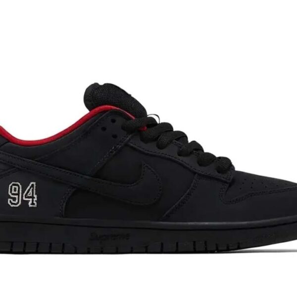 SB Dunk Low Supreme 94 Black - Image 5