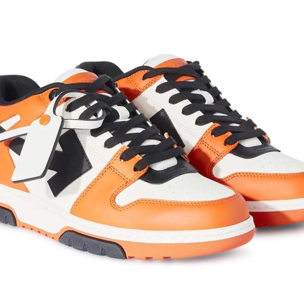 Off-White Out Of Office Calf Leather Black White Orange