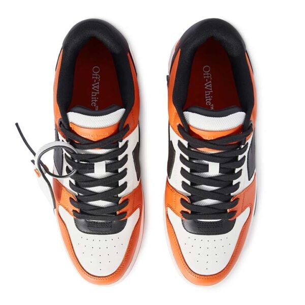 Off-White Out Of Office Calf Leather Black White Orange - Image 2