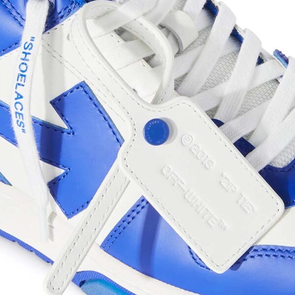 Off-White Out Of Office Calf Leather White Blue F - Image 4