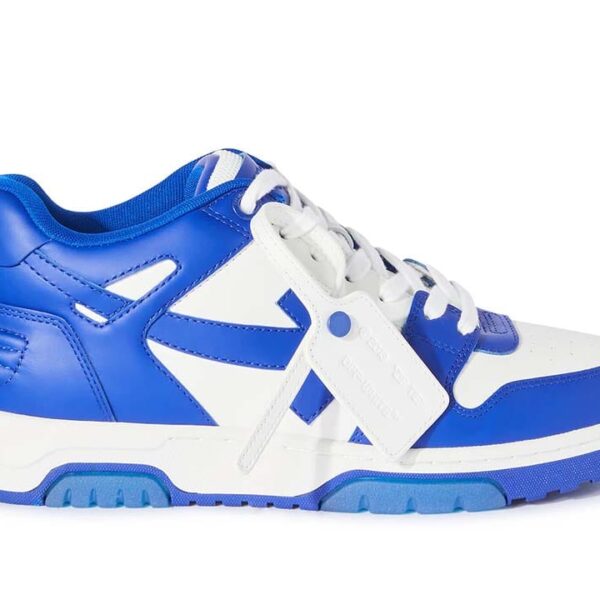 Off-White Out Of Office Calf Leather White Blue F - Image 3