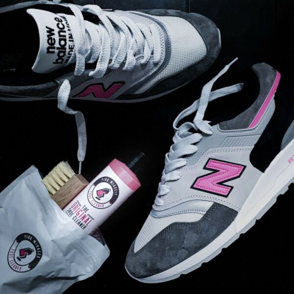 Pink Miracle Shoe Cleaner Kit 8oz with Brush. Sneaker Fabric and Sole Cleaning - Image 3