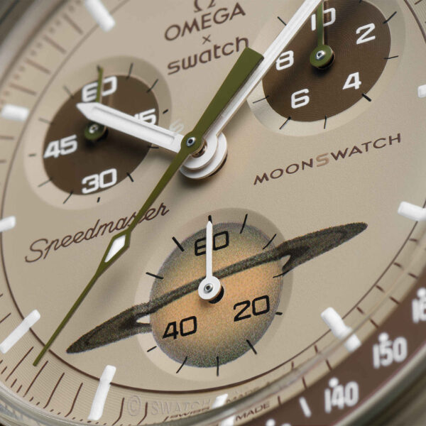 Swatch x Omega Bioceramic Moonswatch Mission to Saturn - Image 3